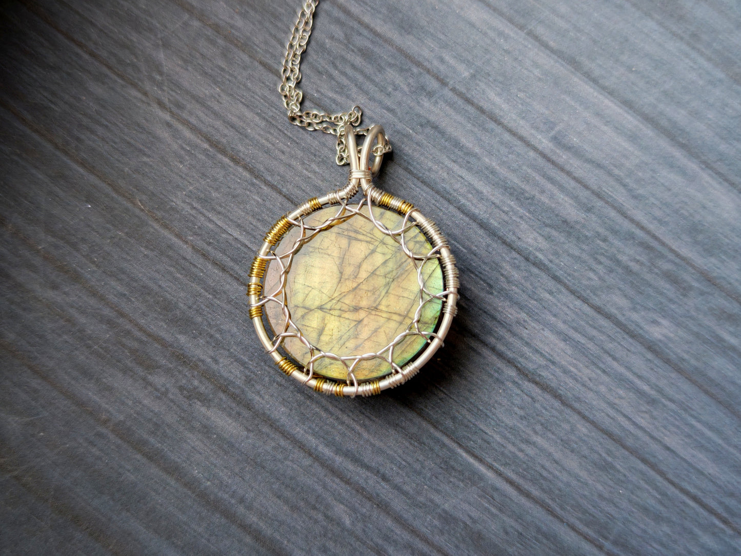 Fantasy inspired pendant: The Two Trees