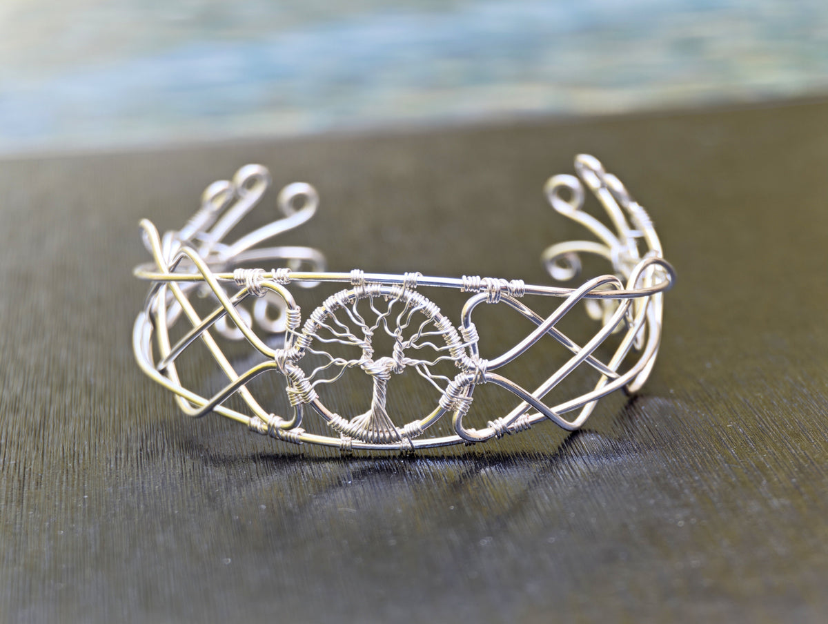 Cuff tree bracelet