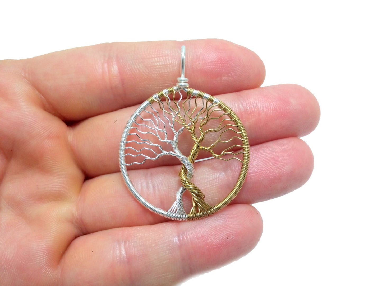 Fantasy inspired pendant: The Two Trees
