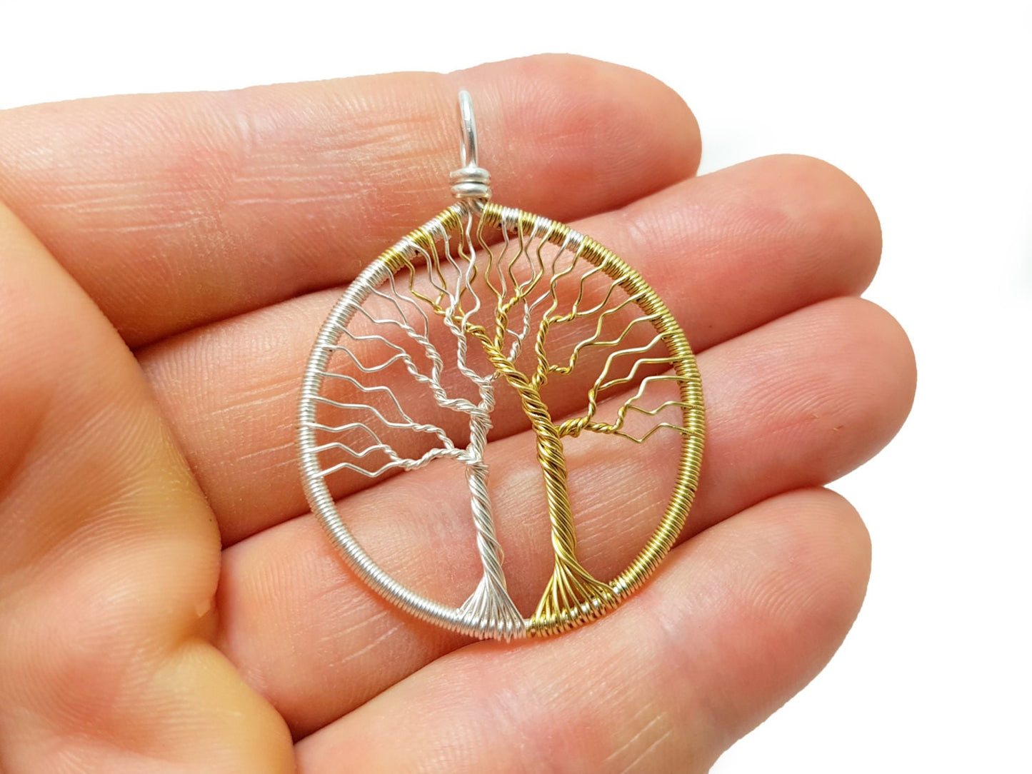 Fantasy inspired pendant: The Two Trees