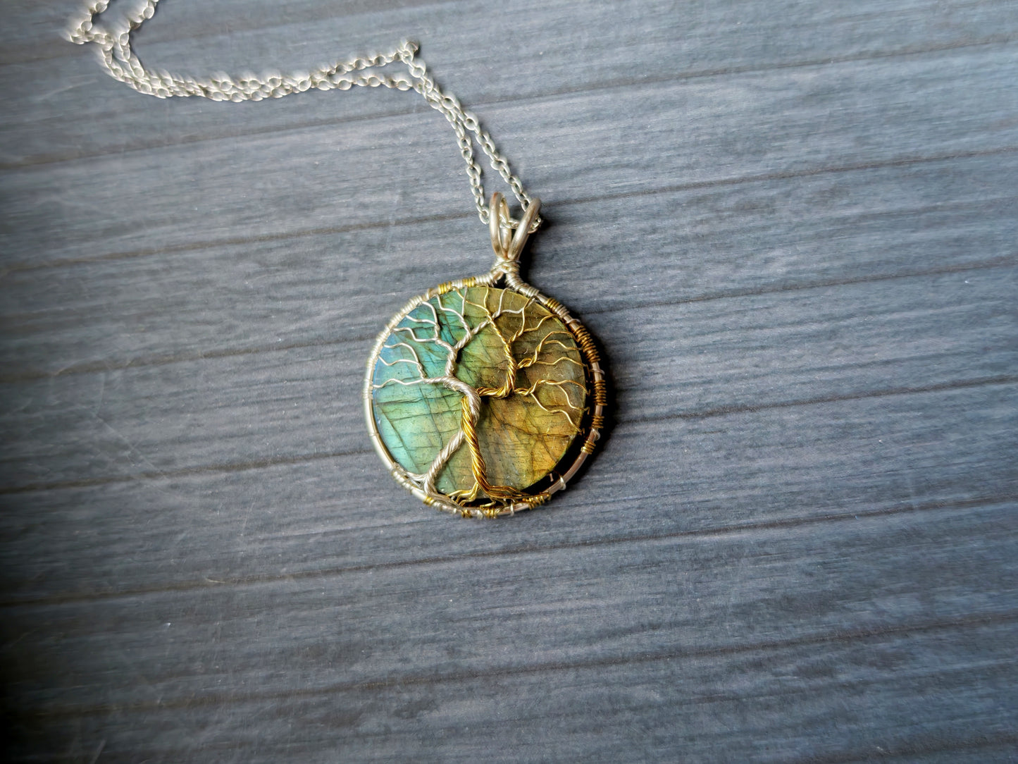 Fantasy inspired pendant: The Two Trees