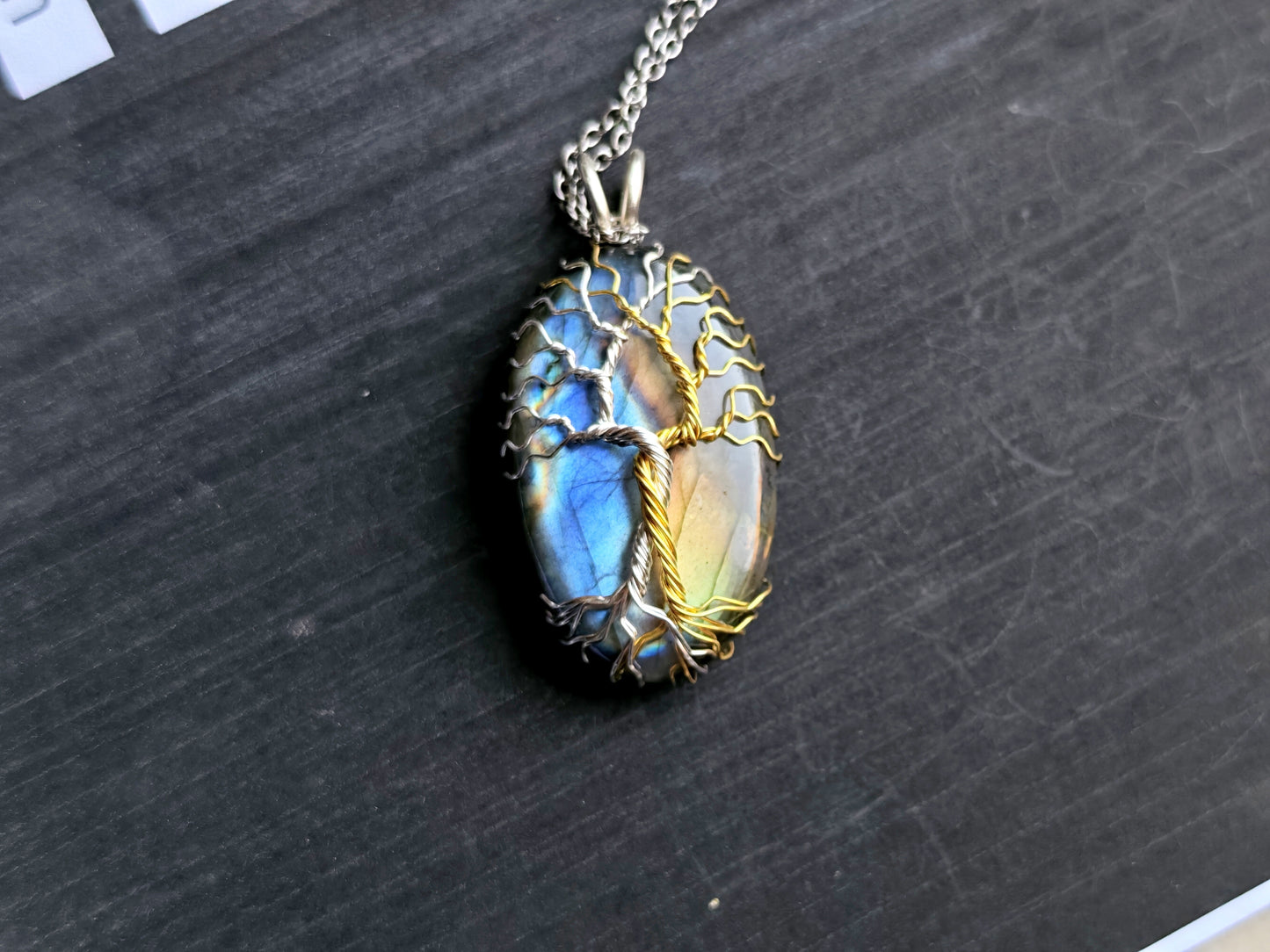 Fantasy inspired pendant: The Two Trees