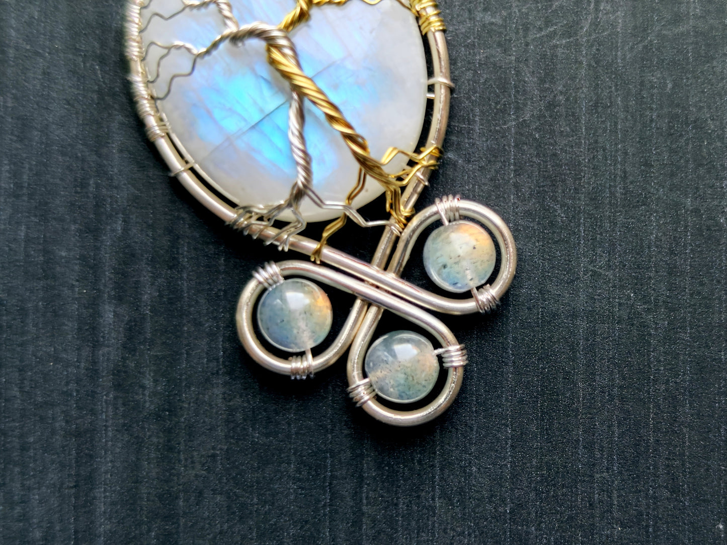 Fantasy inspired pendant: The Two Trees