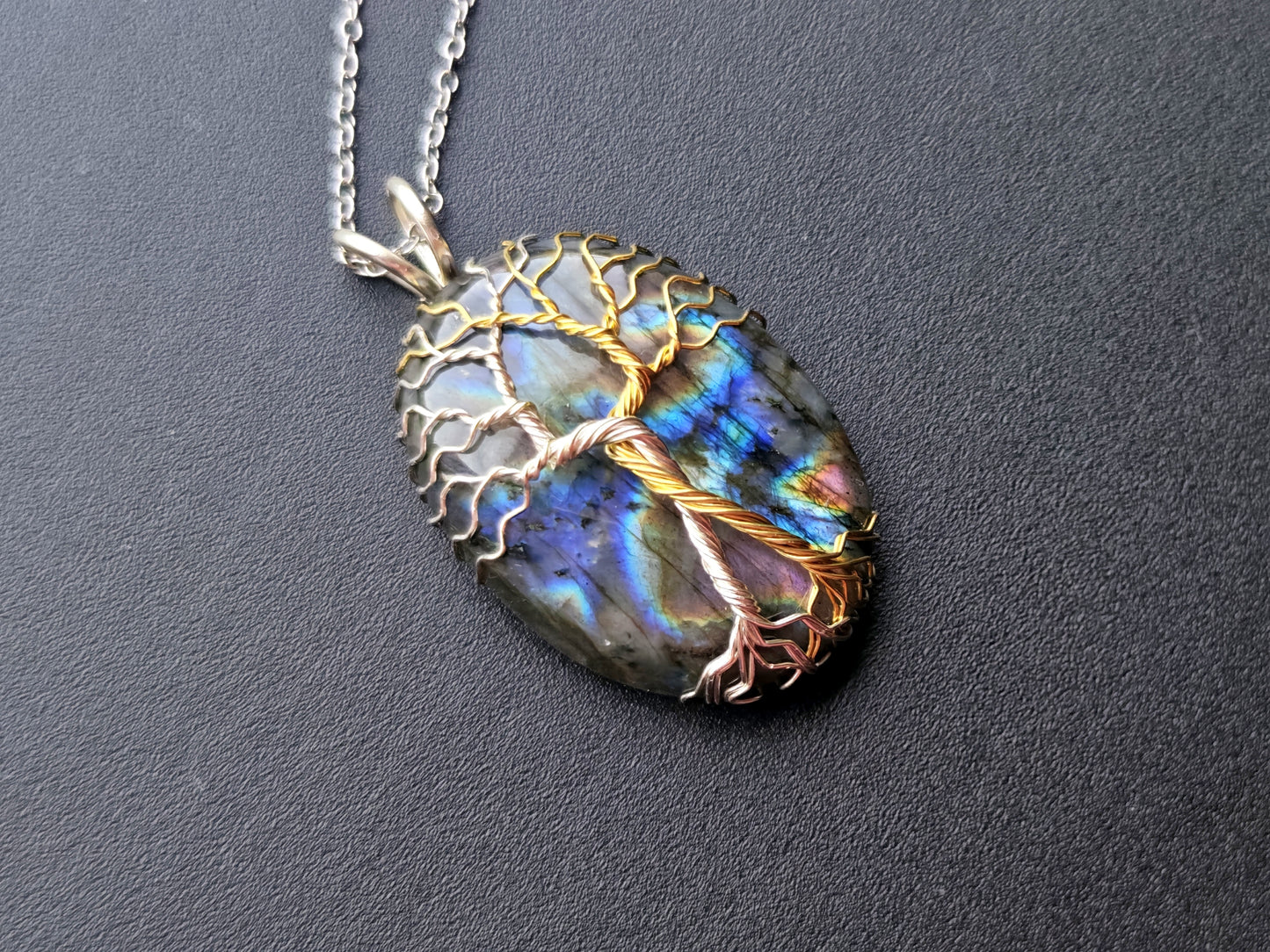 Fantasy inspired pendant: The Two Trees