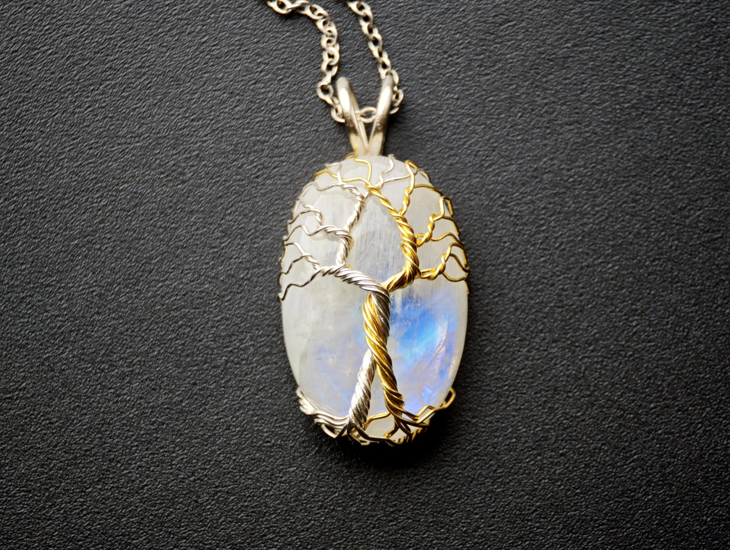 Fantasy inspired pendant: The Two Trees