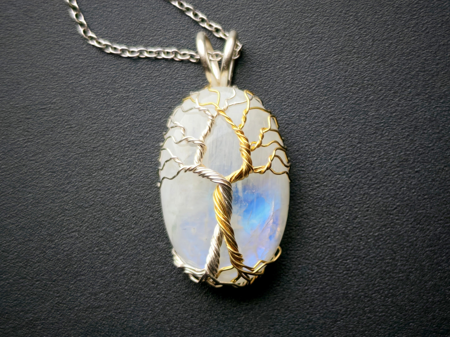 Fantasy inspired pendant: The Two Trees