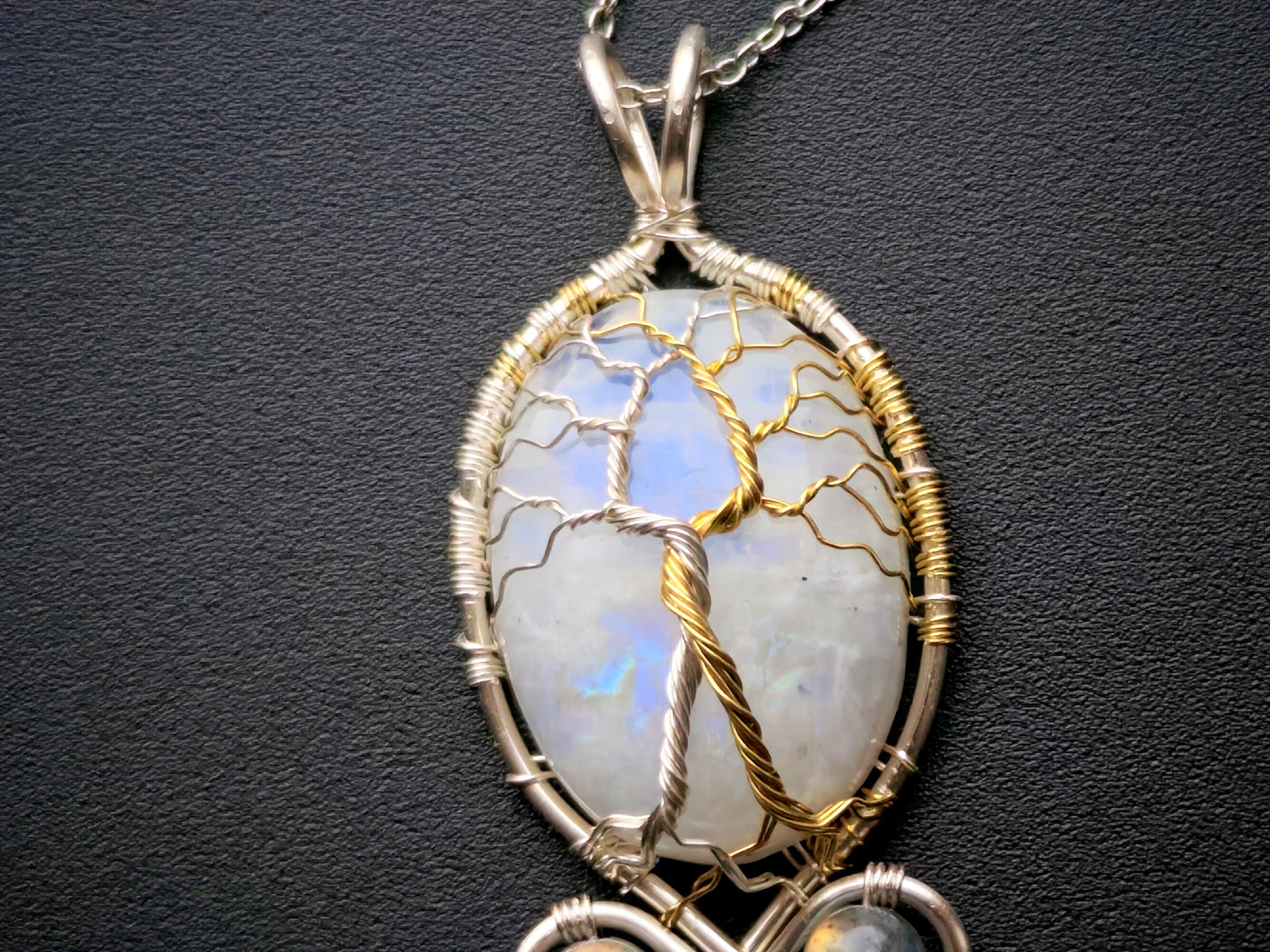 Fantasy inspired pendant: The Two Trees