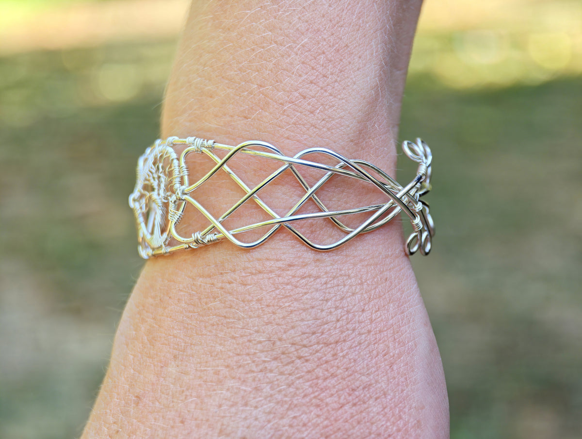 Cuff tree bracelet