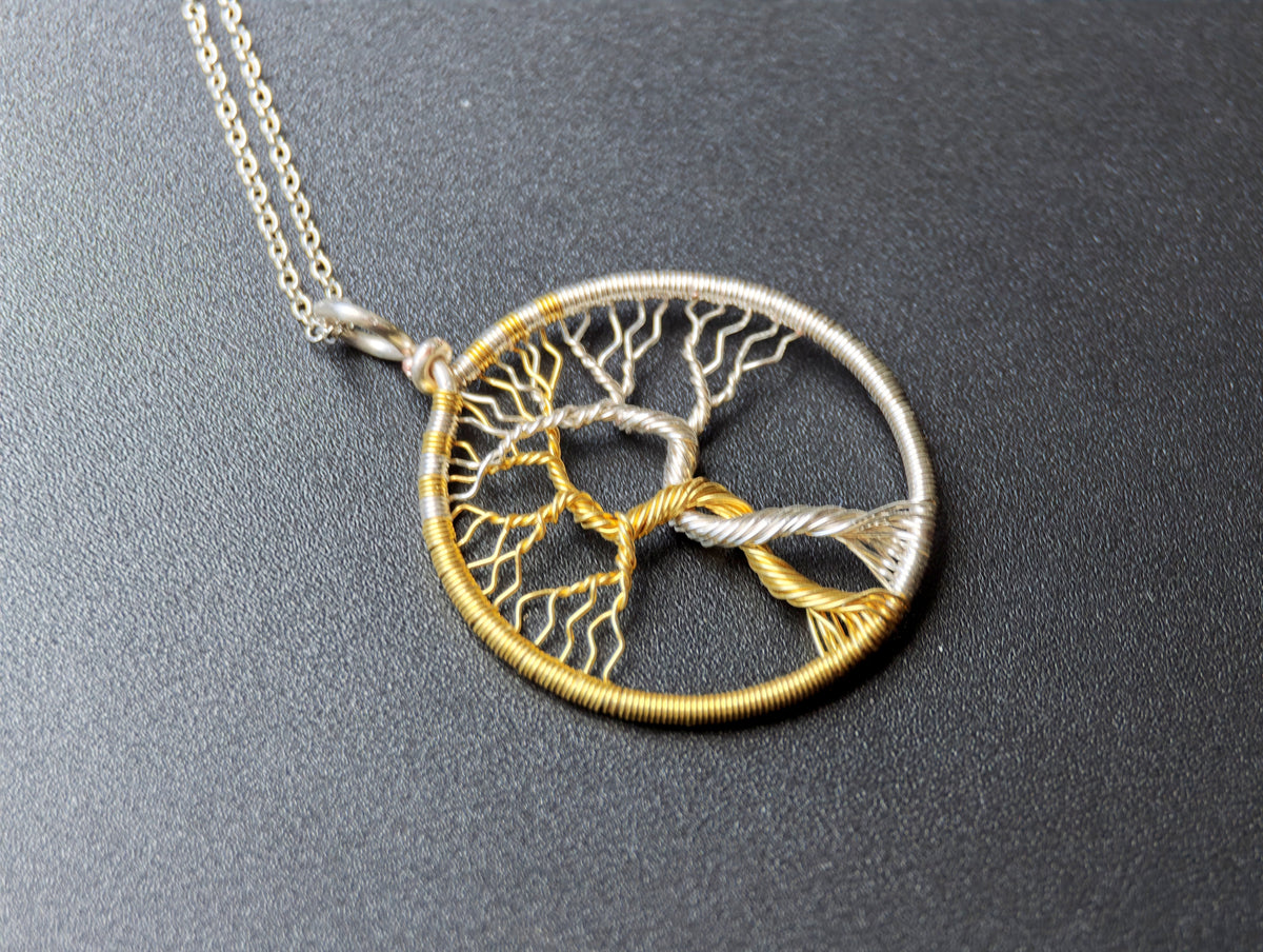 Fantasy inspired pendant: The Two Trees