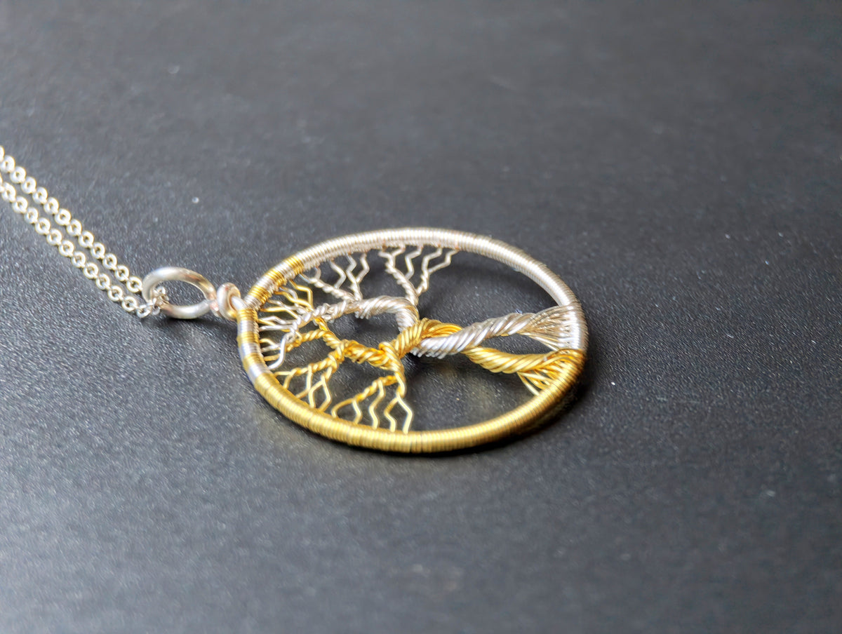 Fantasy inspired pendant: The Two Trees