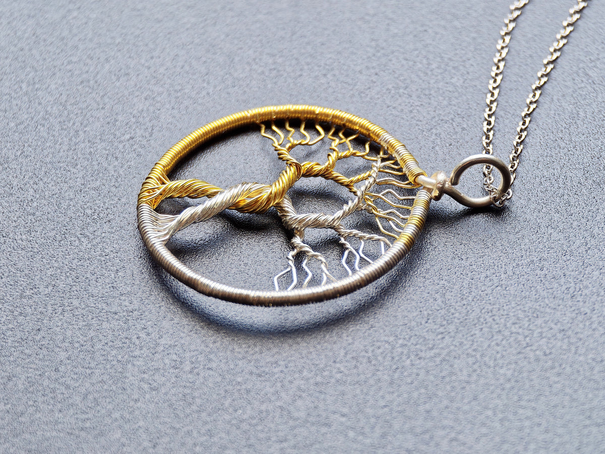 Fantasy inspired pendant: The Two Trees