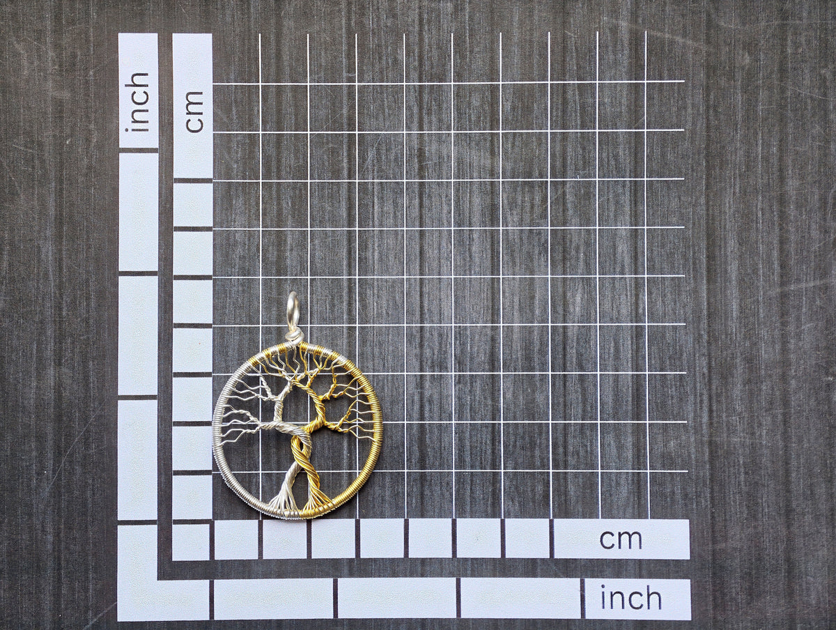 Fantasy inspired pendant: The Two Trees