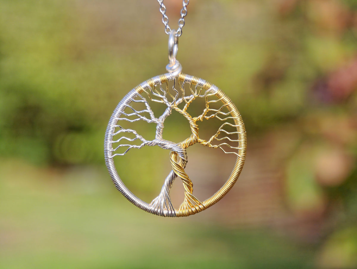 Fantasy inspired pendant: The Two Trees