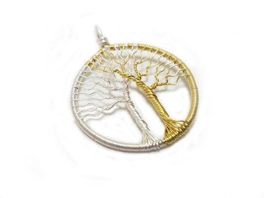 Fantasy inspired pendant: The Two Trees