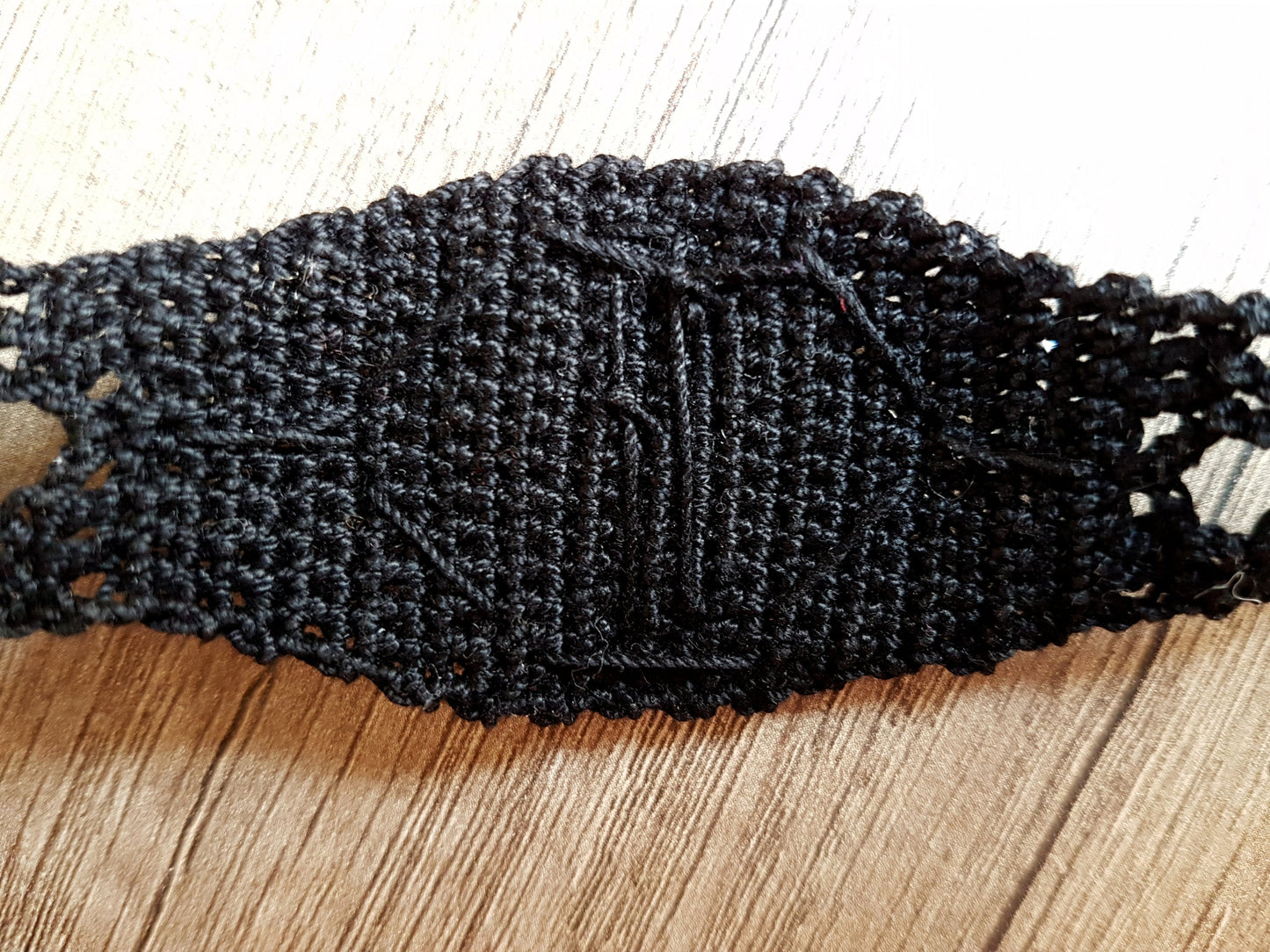 Crochet tree bracelet