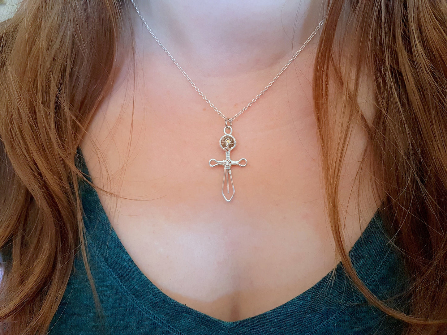 Fantasy inspired pendant: Sword