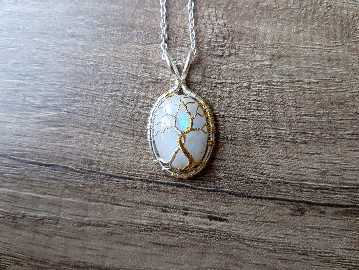Fantasy inspired pendant: The Two Trees