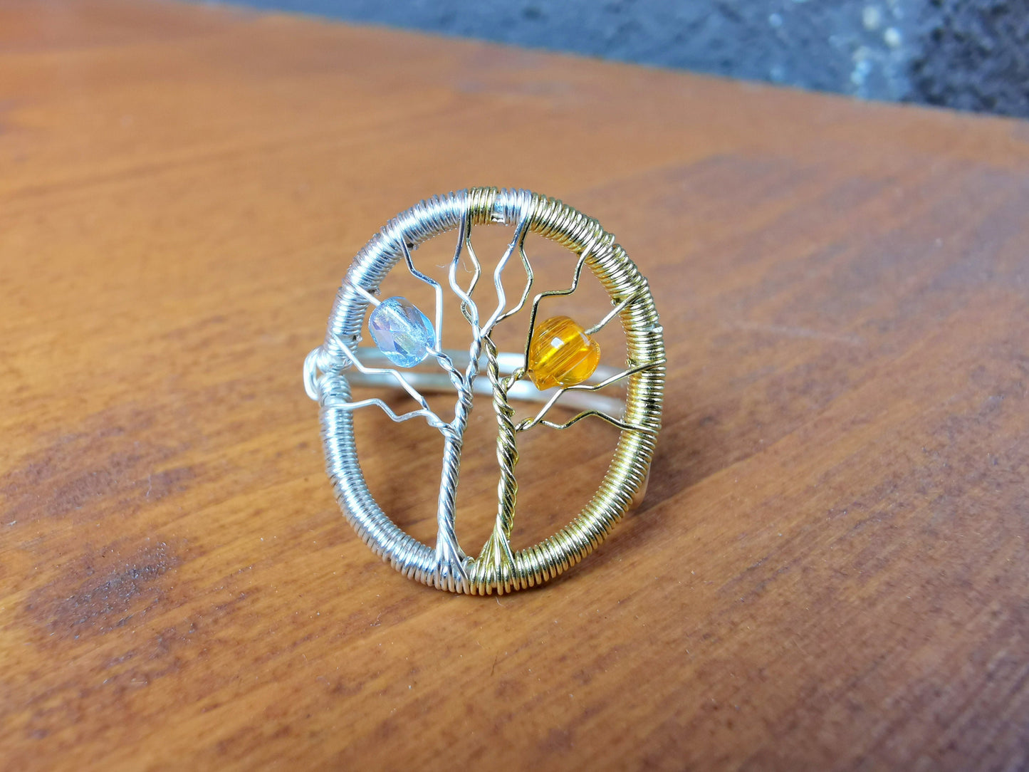 Fantasy inspired ring: The Two Trees