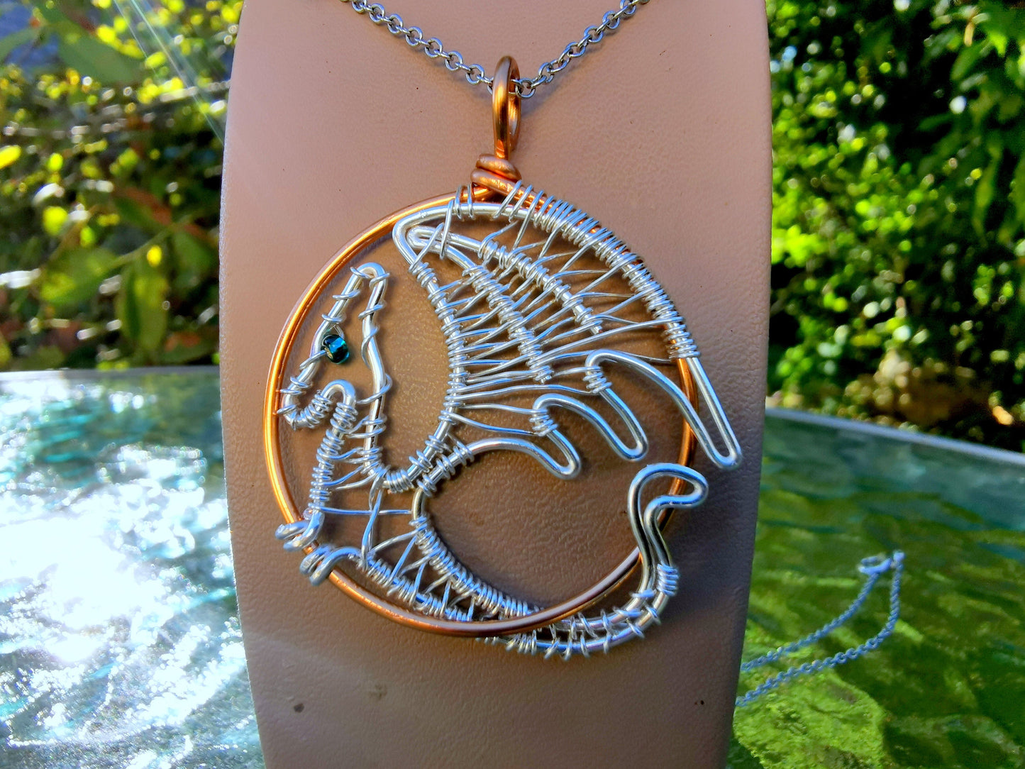 Fantasy inspired pendant: The Dragon