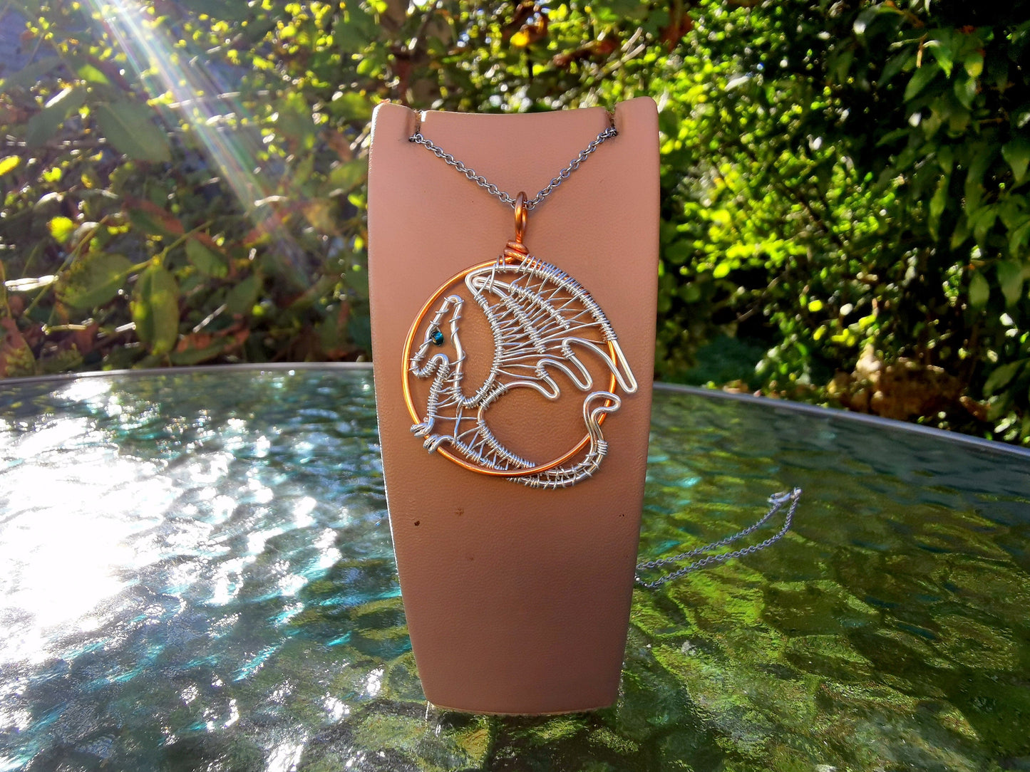 Fantasy inspired pendant: The Dragon
