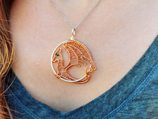 Fantasy inspired pendant: The Dragon