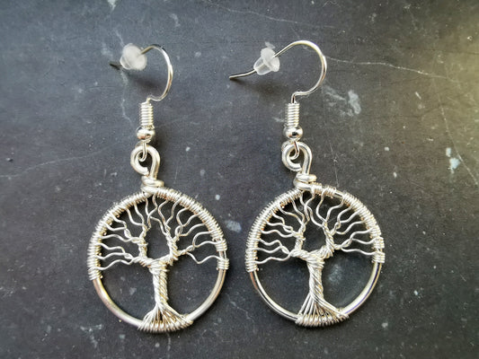Tree earrings