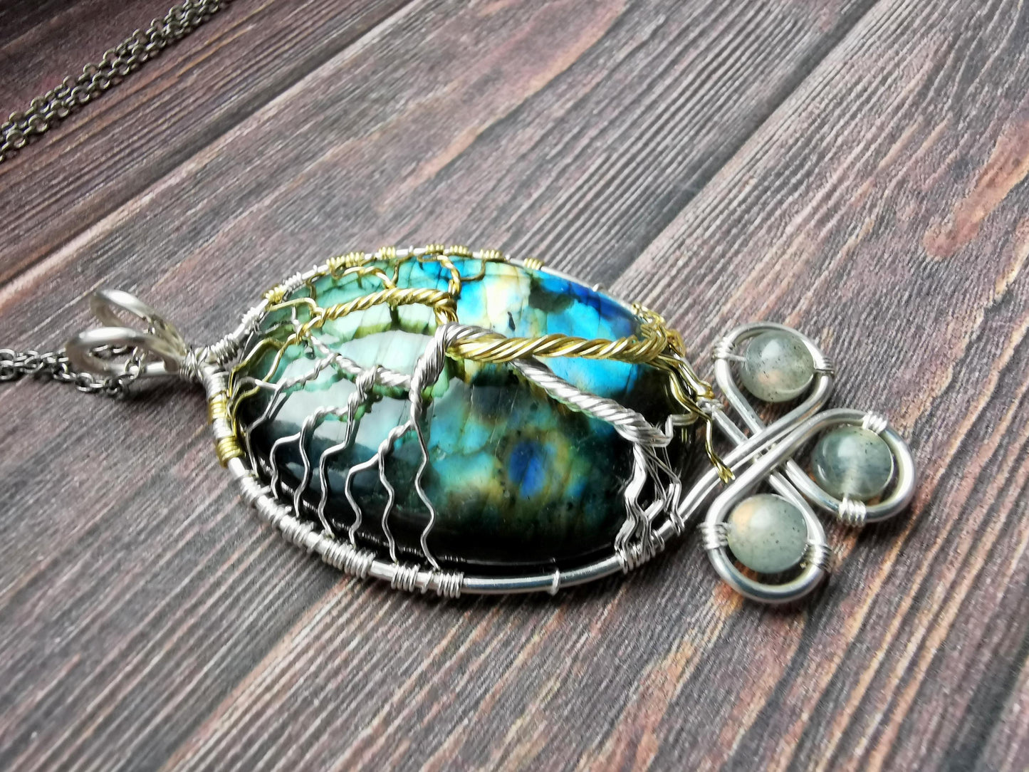 Fantasy inspired pendant: The Two Trees