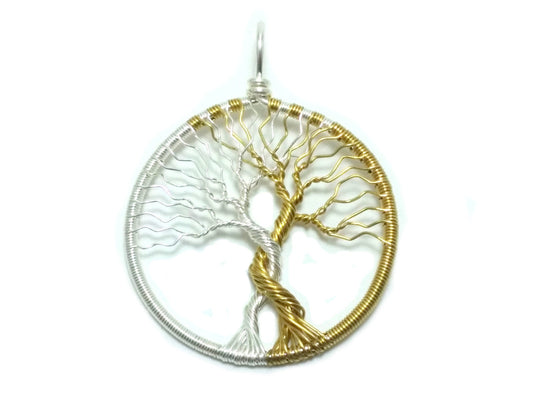 Fantasy inspired pendant: The Two Trees