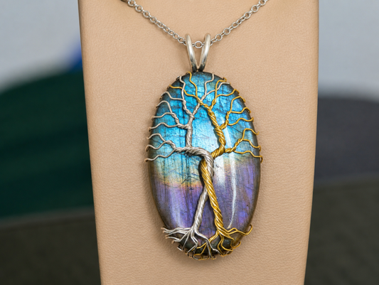 Fantasy inspired pendant: The Two Trees